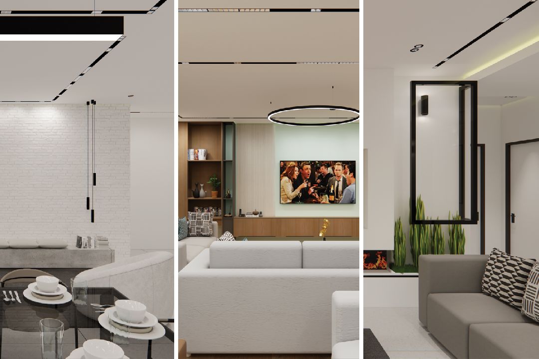 التصمیم الداخلی لشقة سکنیة من 4 طوابق - قائمشهر