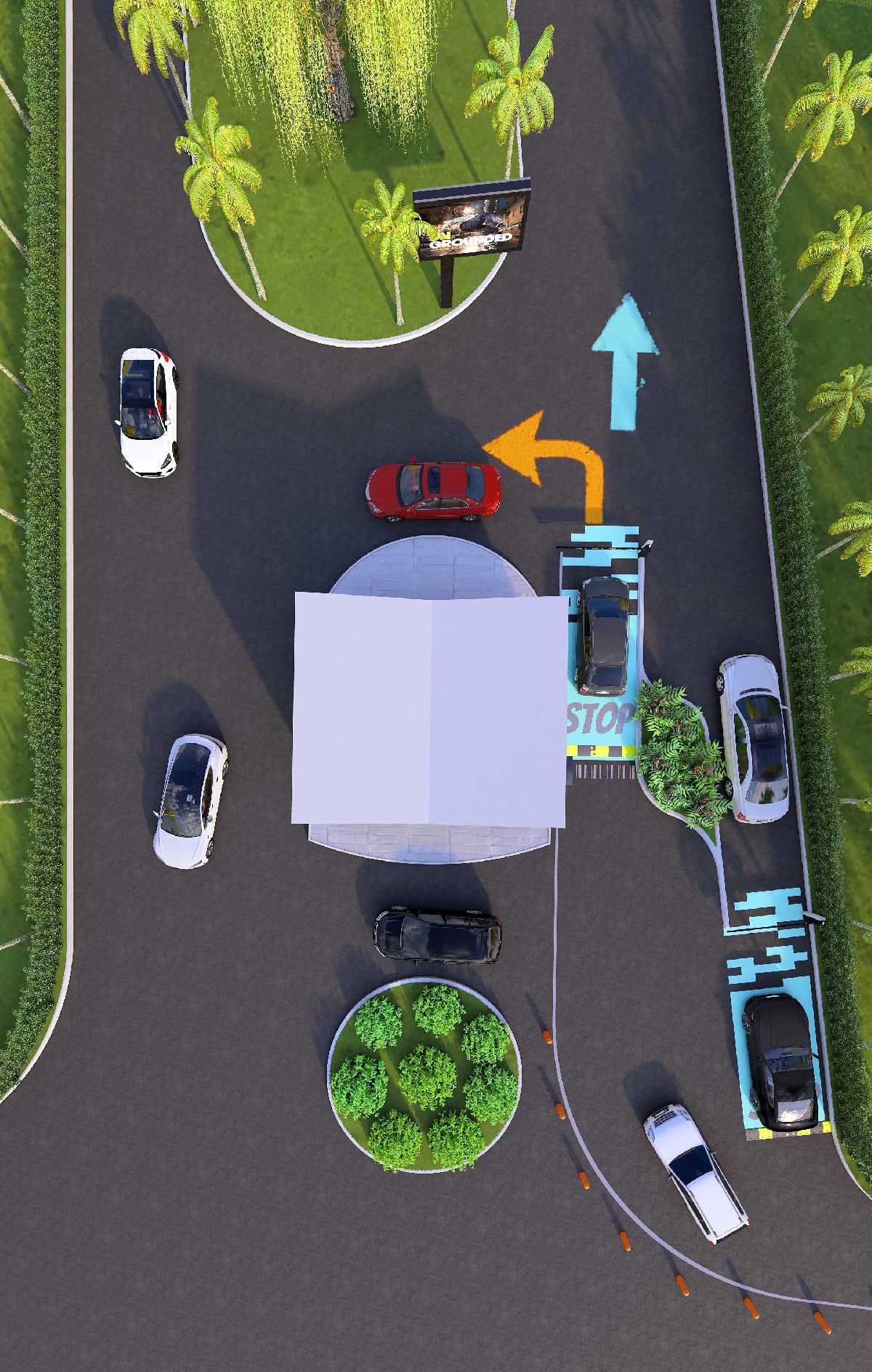 هوشمندسازی ورودی شهرک دریاکنار