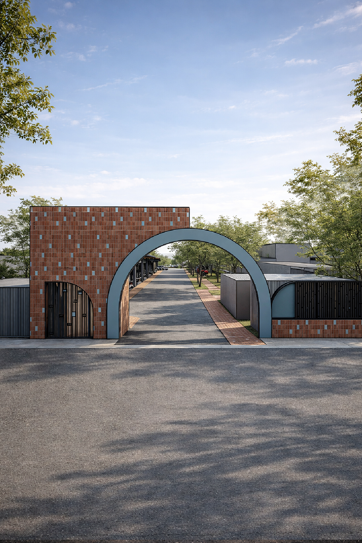 طراحی محوطه اداره آب بابلسر طراحی محوطه اداره آب بابلسر